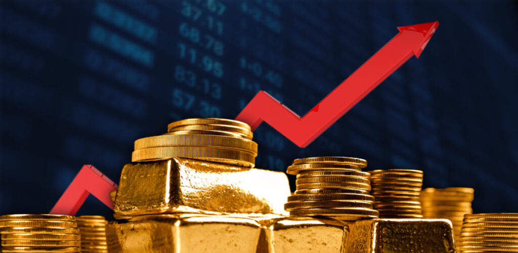 gold prices on the rise