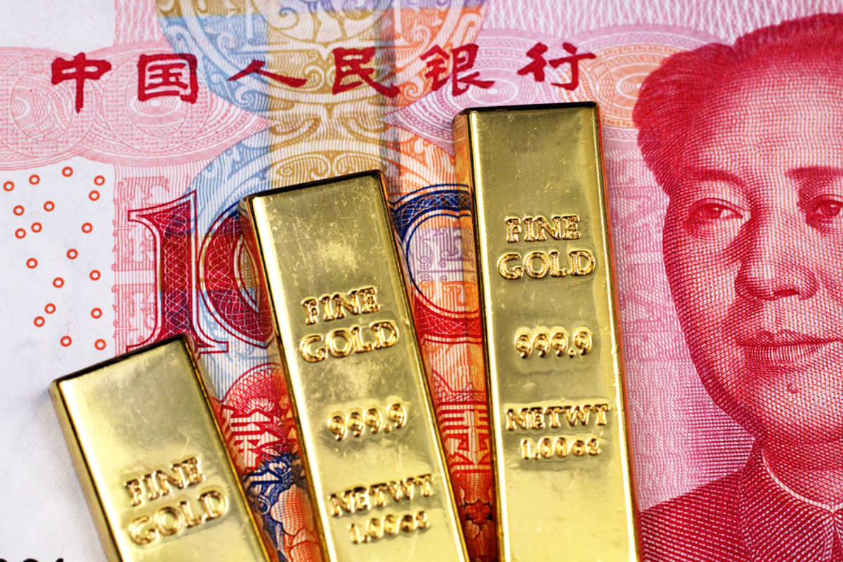 yuan backed with gold